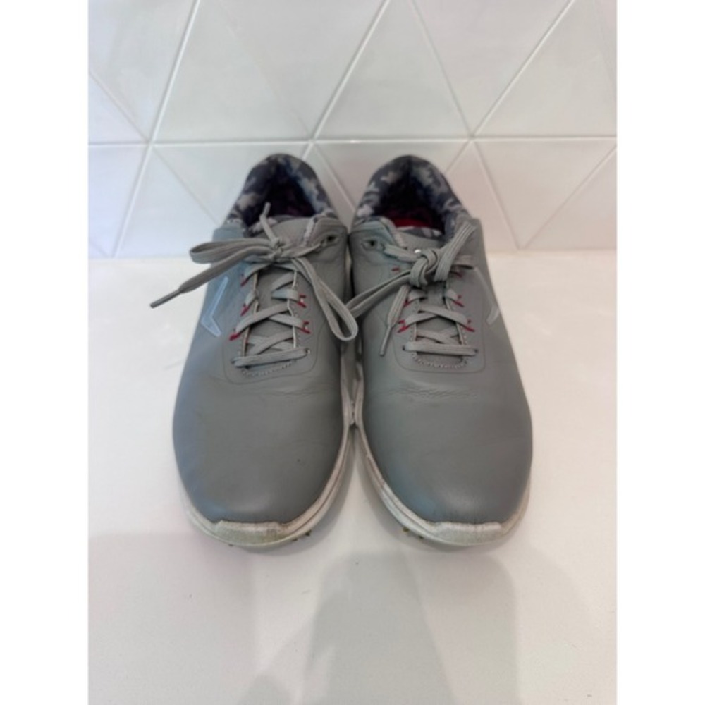 Callaway Men's Golf Shoes 11.5‎ Gray Camo Soft Spikes Cleats Comfort CG400GR